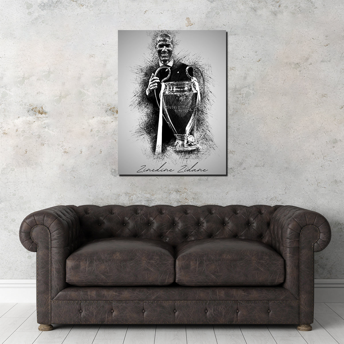 Zinedine Zidane Wall Art