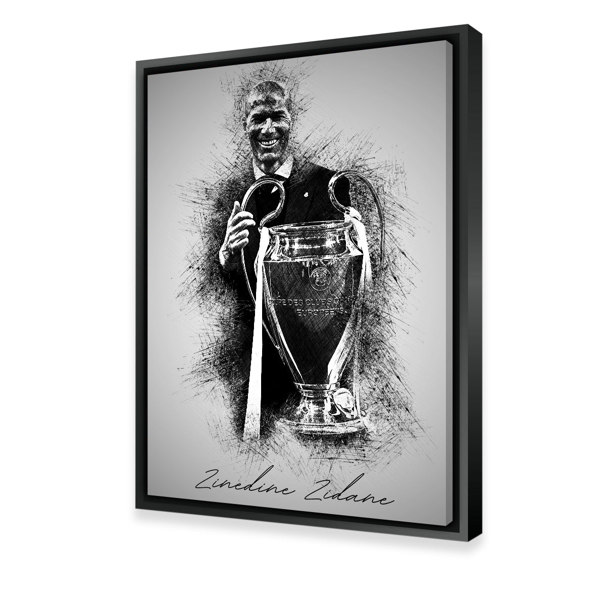 Zinedine Zidane Wall Art