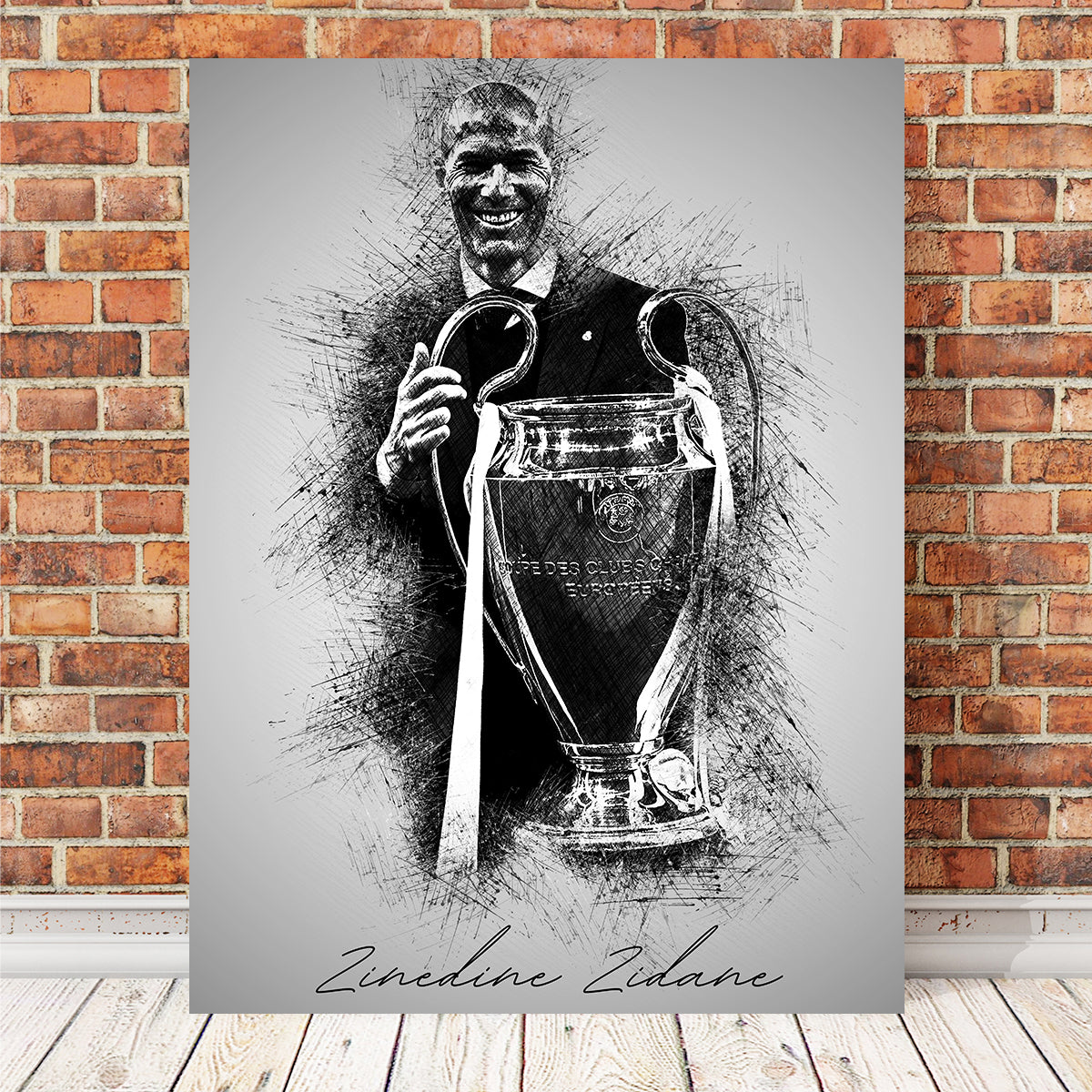 Zinedine Zidane Wall Art