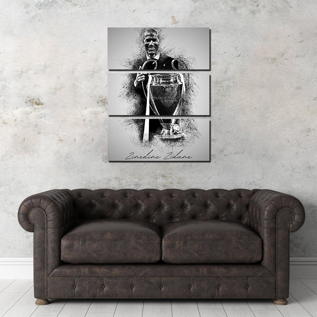 Zinedine Zidane Wall Art