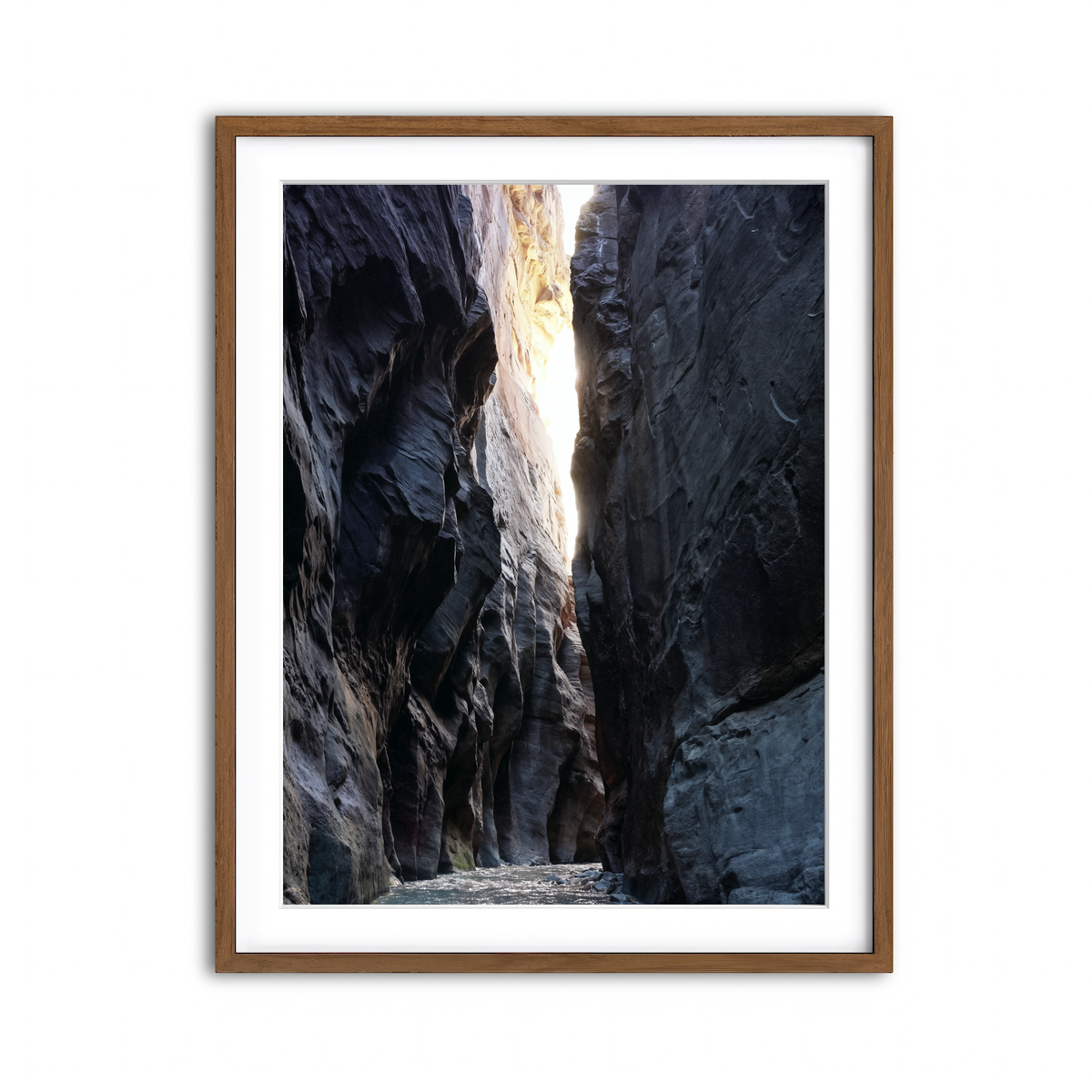 Framed Print 3x4 Walnut