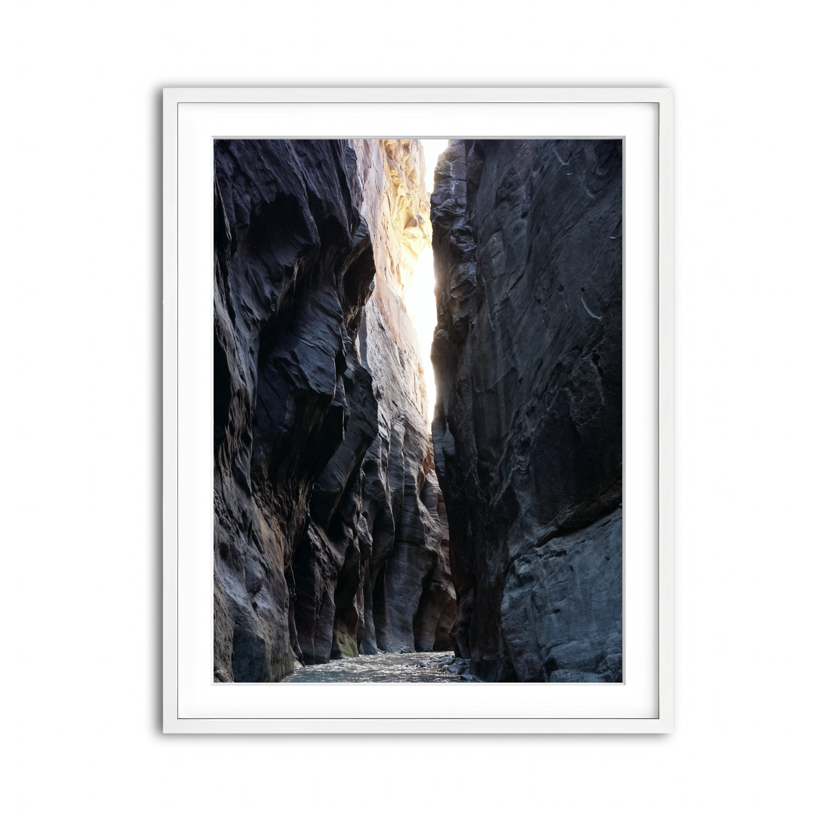 Framed Print 3x4 White