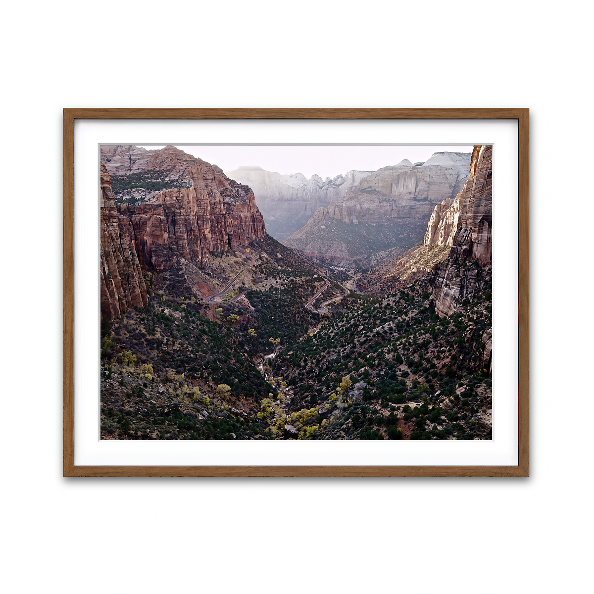 Framed Print 4x3 Walnut