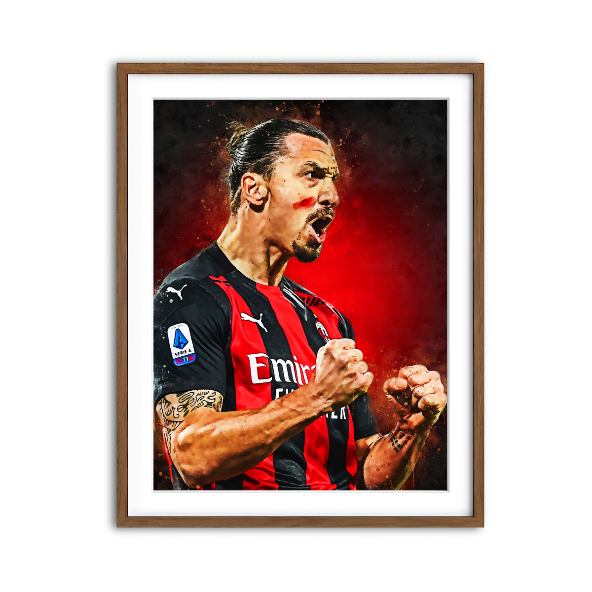 Framed Print 3x4 Walnut