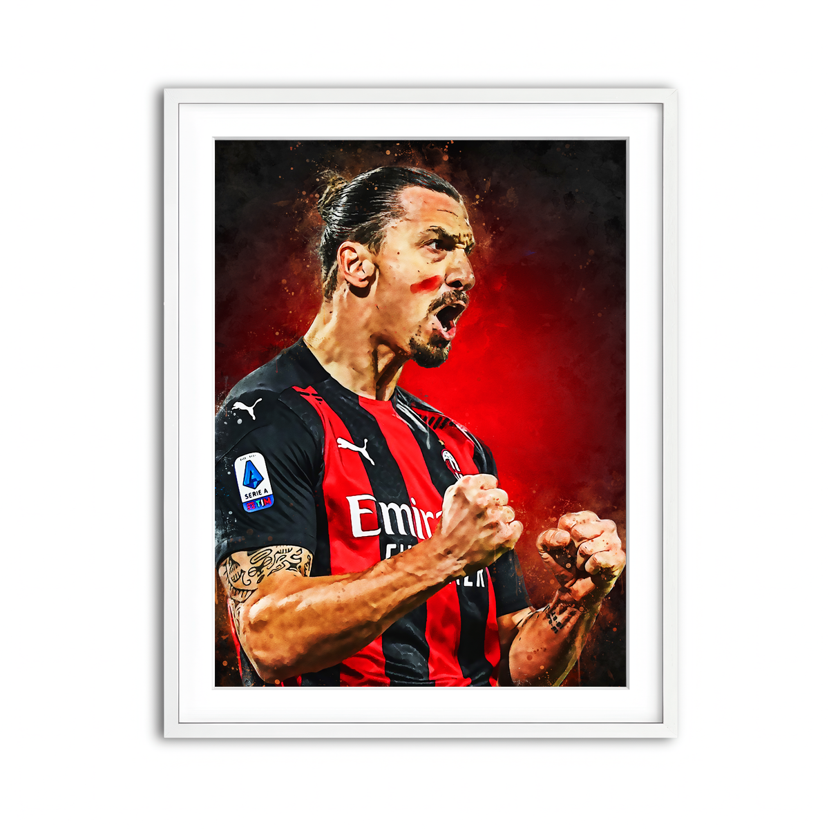 Framed Print 3x4 White