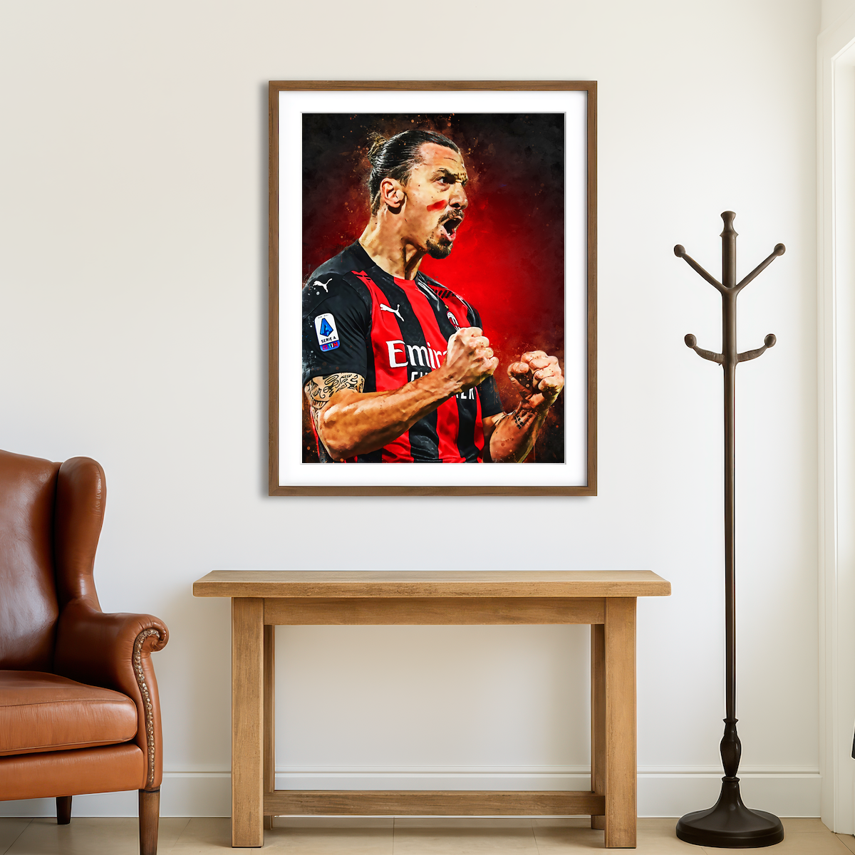 AUTO-MOCKUP ROOM | Zlatan Ibrahimovic Wall Art