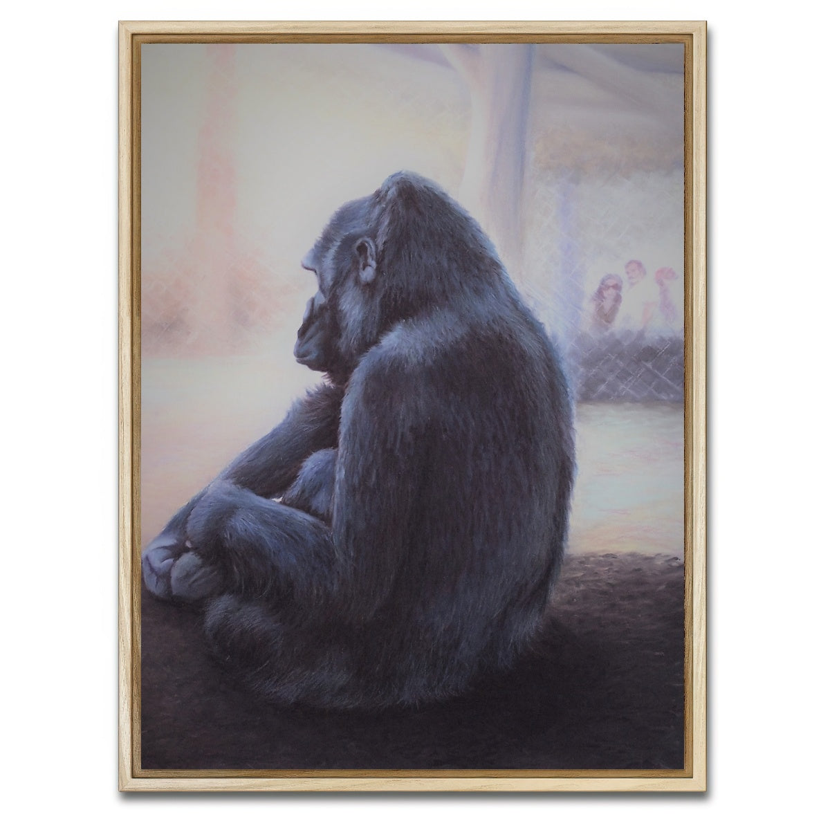 AUTO-MOCKUP WHITE | Zoo Blues | 1 Piece | Natural Framed Canvas | group=3x4