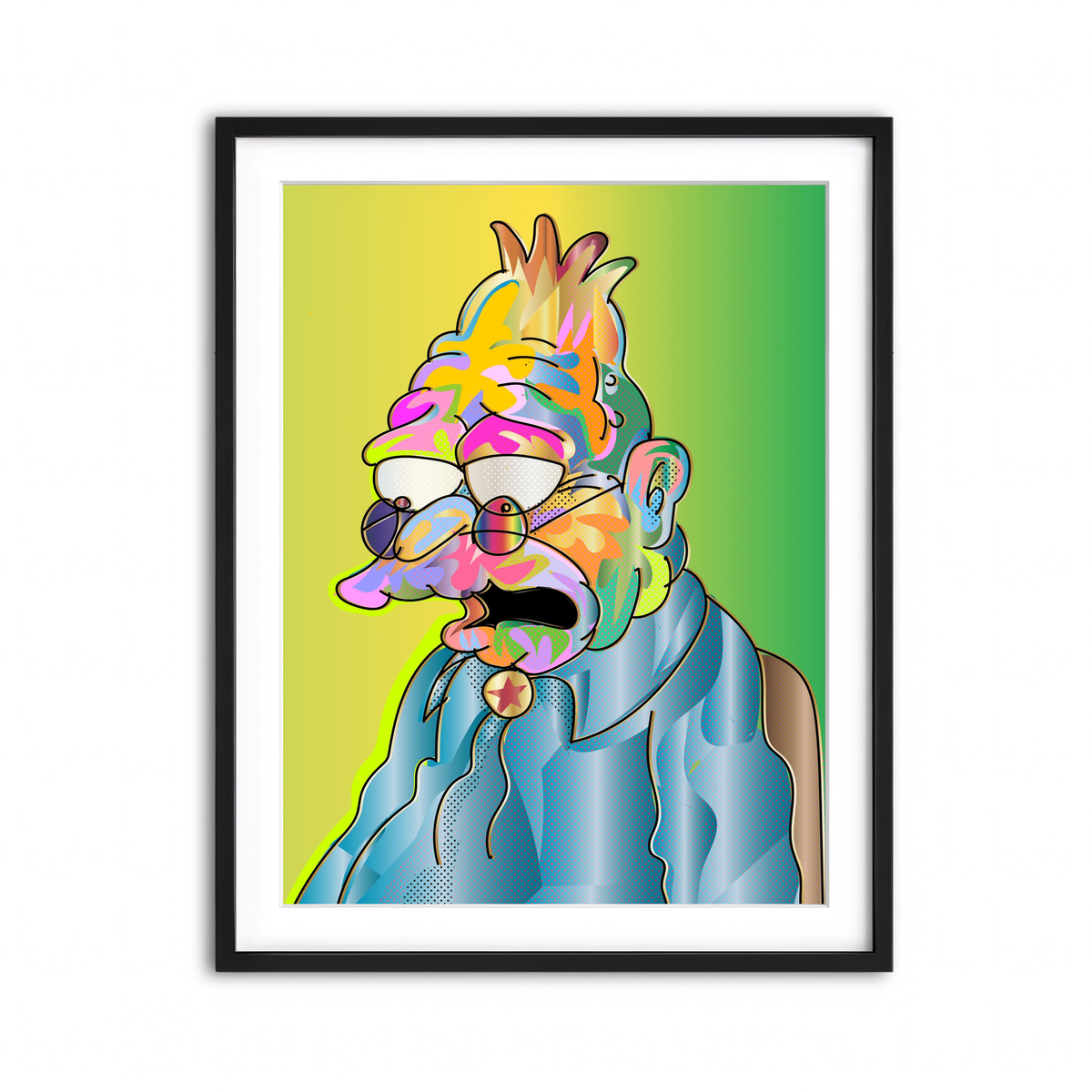Framed Print 3x4 Black