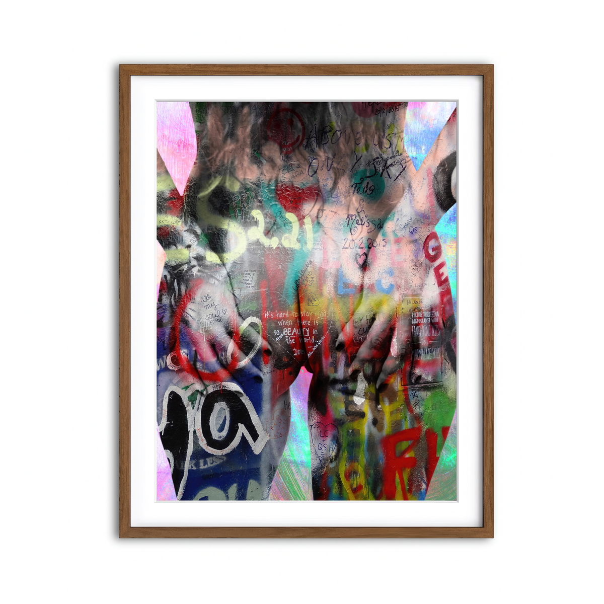 Framed Print 3x4 Walnut