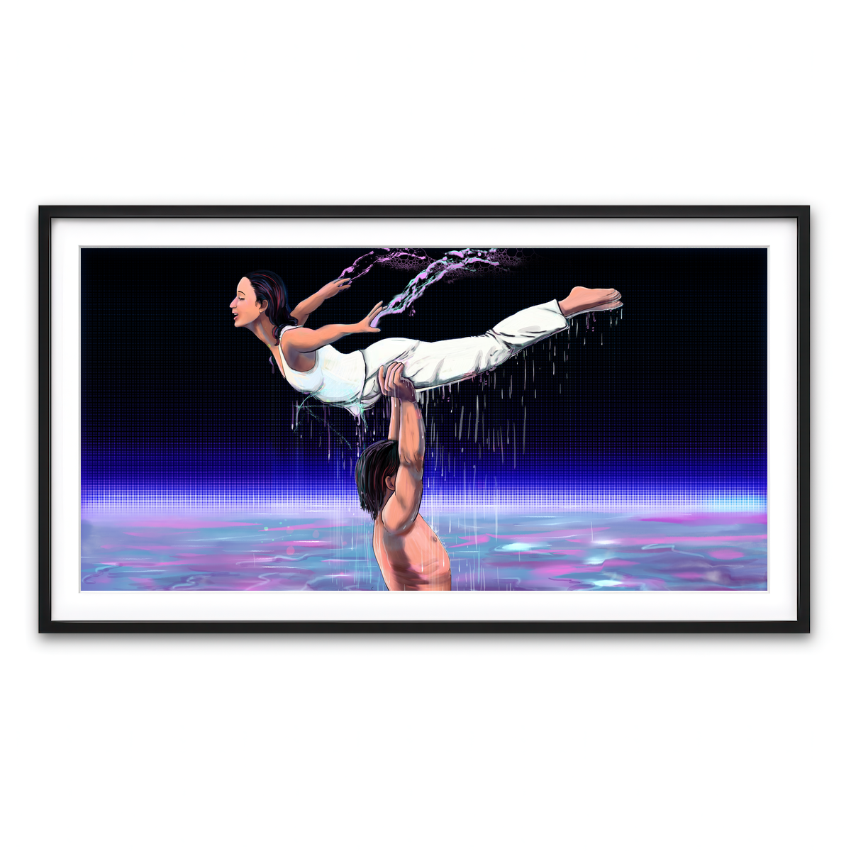 Framed Print 2x1 Black