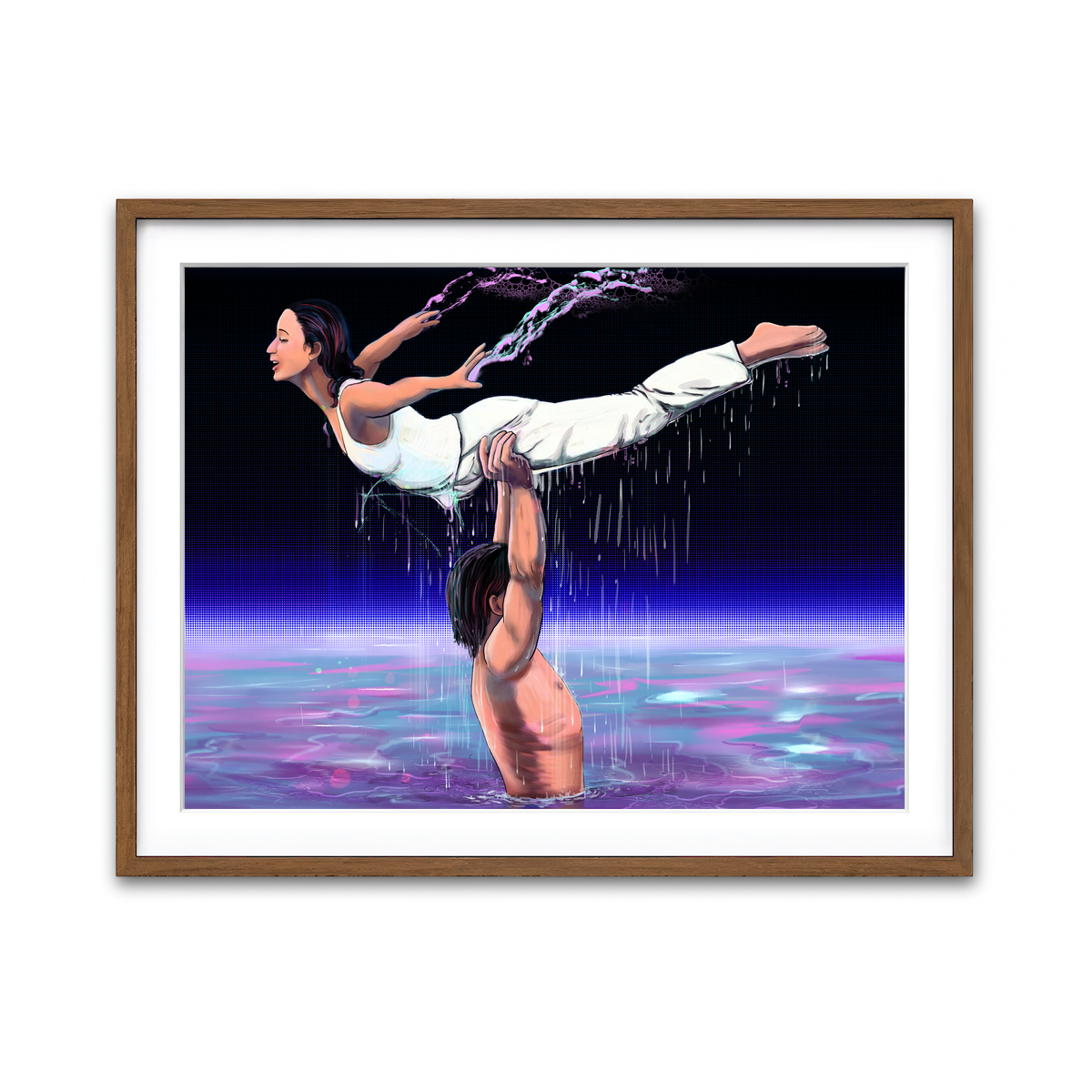 Framed Print 4x3 Walnut