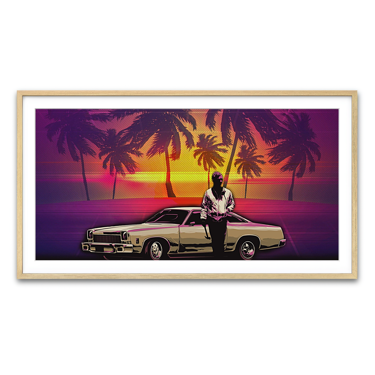 Framed Print 2x1 Natural