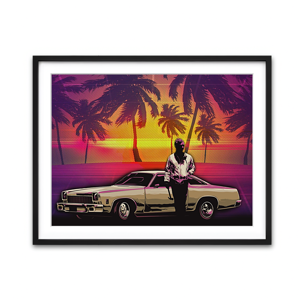 Framed Print 4x3 Black