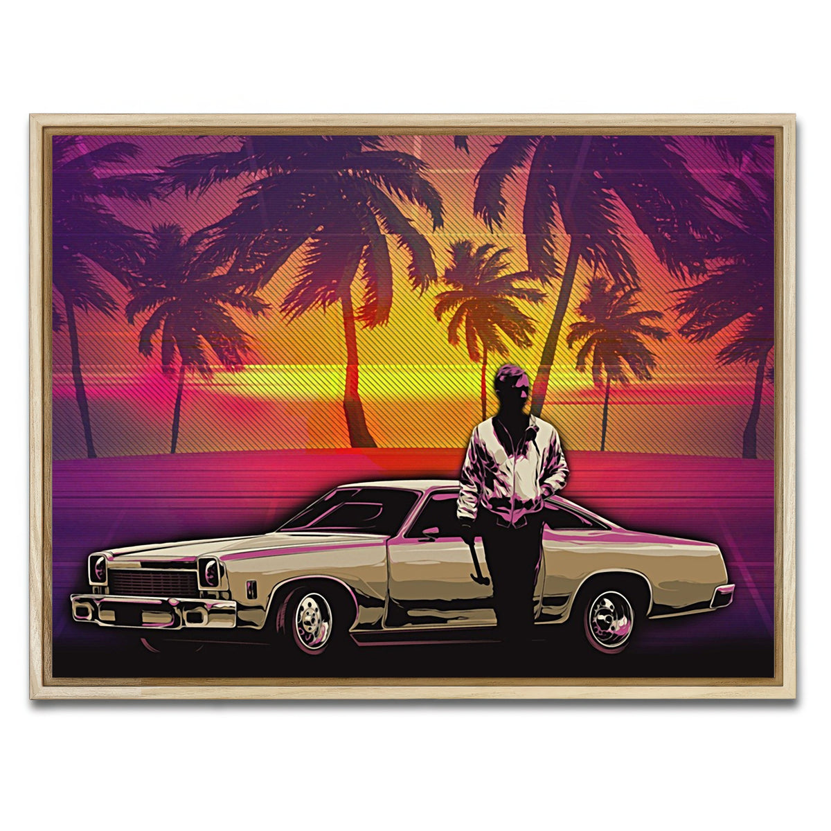 AUTO-MOCKUP WHITE | abstract drive | 1 Piece | Natural Framed Canvas | group=4x3