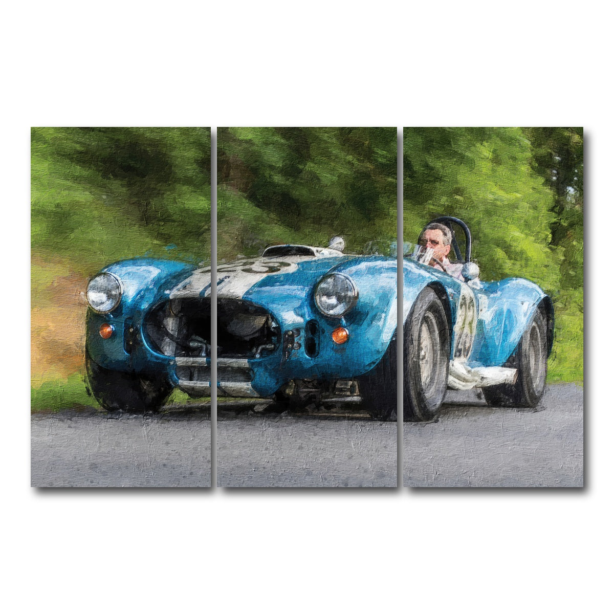 AUTO-MOCKUP WHITE | ac cobra 1 | 3 Piece | Gallery Wrap Canvas | group=12x24