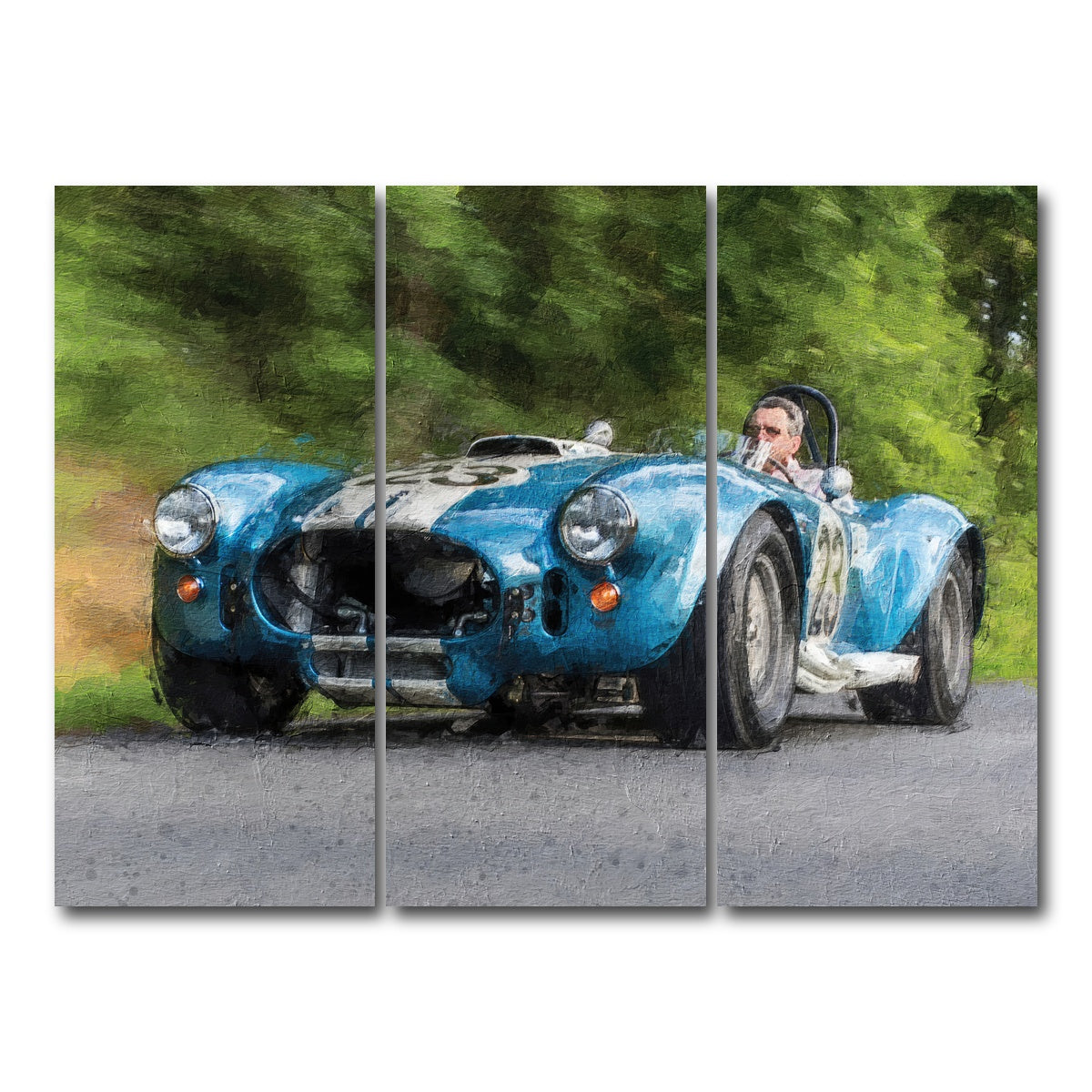 AUTO-MOCKUP WHITE | ac cobra 1 | 3 Piece | Gallery Wrap Canvas | group=8x18