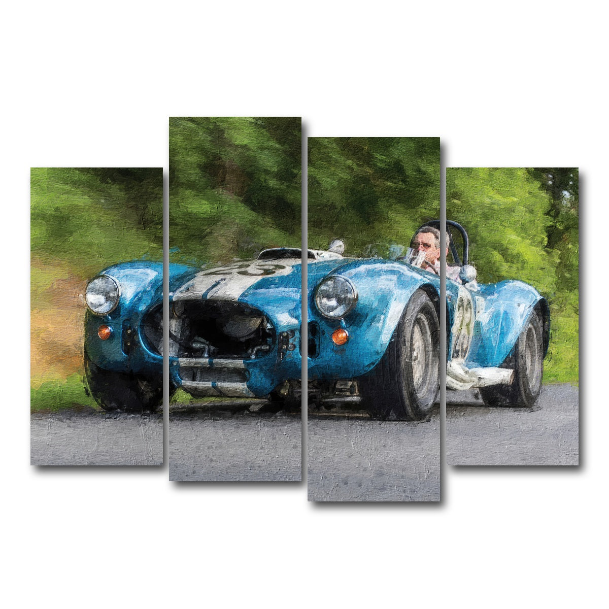 AUTO-MOCKUP WHITE | ac cobra 1 | 4 Piece | Gallery Wrap Canvas | group=4_normal