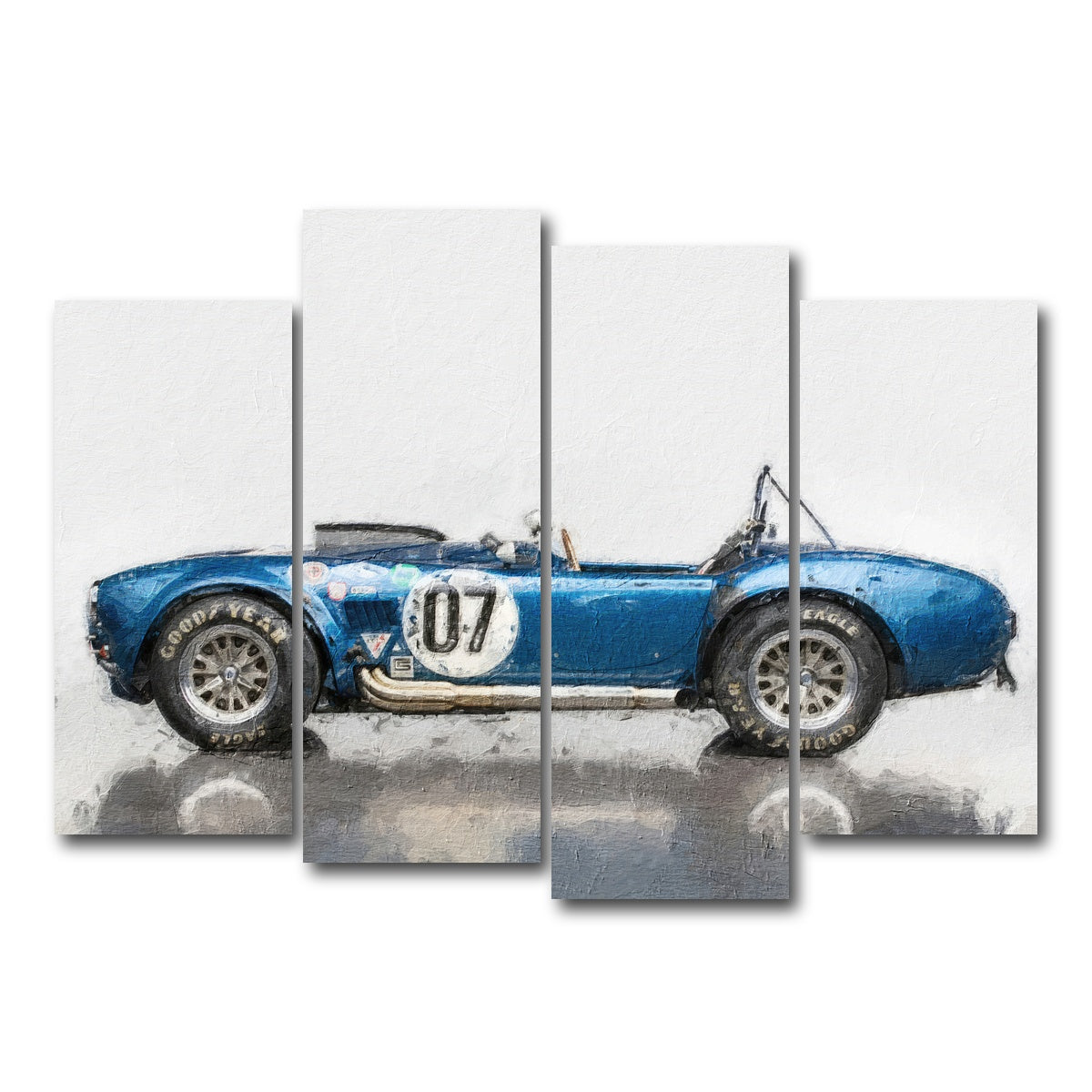 AUTO-MOCKUP WHITE | ac cobra 2 | 4 Piece | Gallery Wrap Canvas | group=4_normal