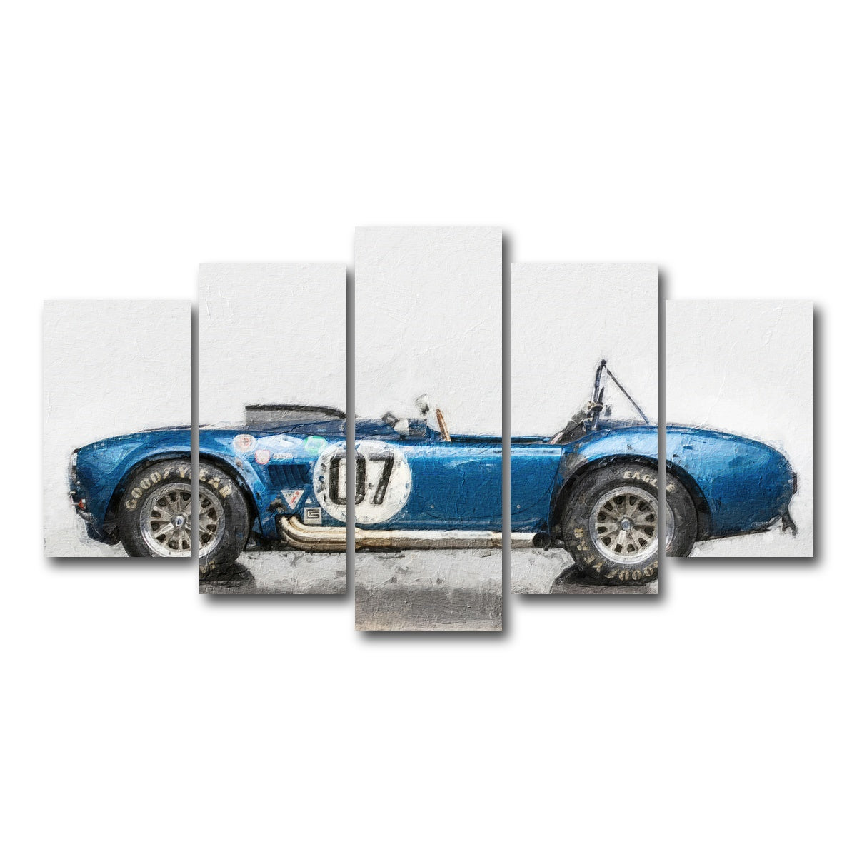 AUTO-MOCKUP WHITE | ac cobra 2 | 5 Piece | Gallery Wrap Canvas | group=5_normal