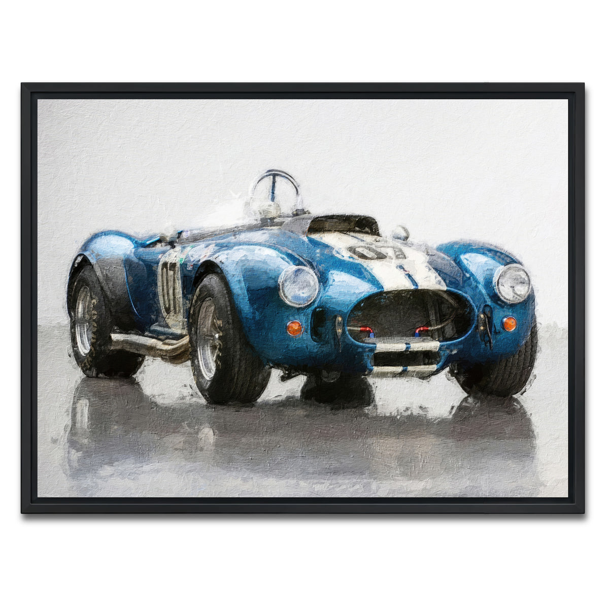 AUTO-MOCKUP WHITE | ac cobra 5 | 1 Piece | Black Framed Canvas | group=4x3