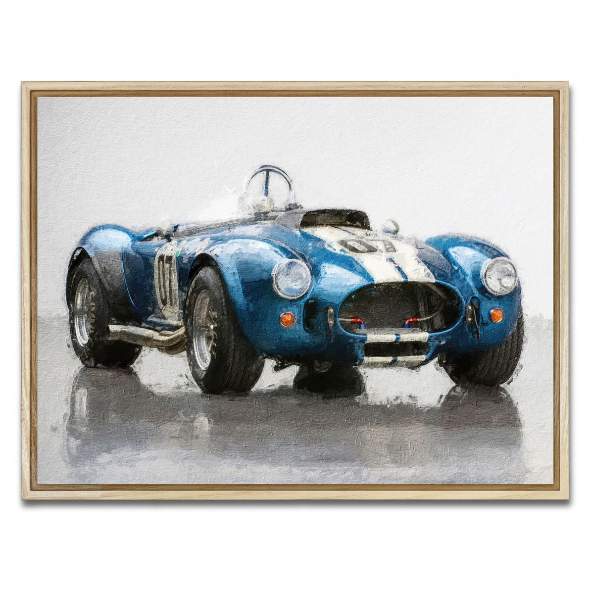 AUTO-MOCKUP WHITE | ac cobra 5 | 1 Piece | Natural Framed Canvas | group=4x3