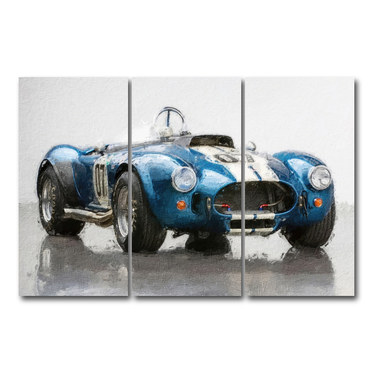 AUTO-MOCKUP WHITE | ac cobra 5 | 3 Piece | Gallery Wrap Canvas | group=12x24