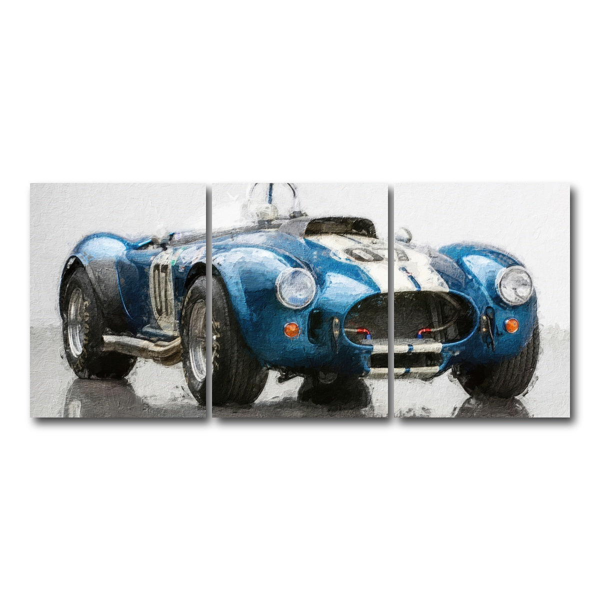 AUTO-MOCKUP WHITE | ac cobra 5 | 3 Piece | Gallery Wrap Canvas | group=18x24