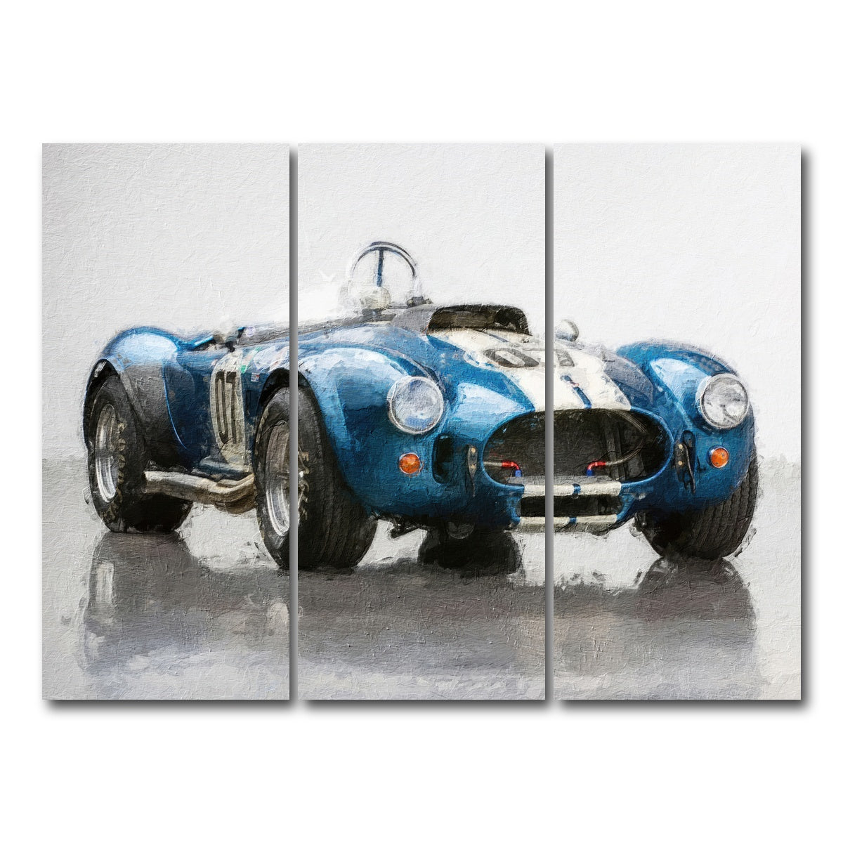 AUTO-MOCKUP WHITE | ac cobra 5 | 3 Piece | Gallery Wrap Canvas | group=8x18