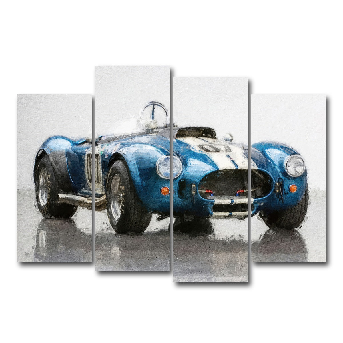 AUTO-MOCKUP WHITE | ac cobra 5 | 4 Piece | Gallery Wrap Canvas | group=4_normal