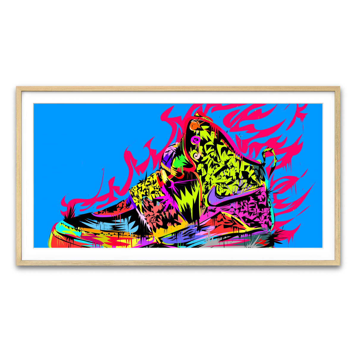 Framed Print 2x1 Natural