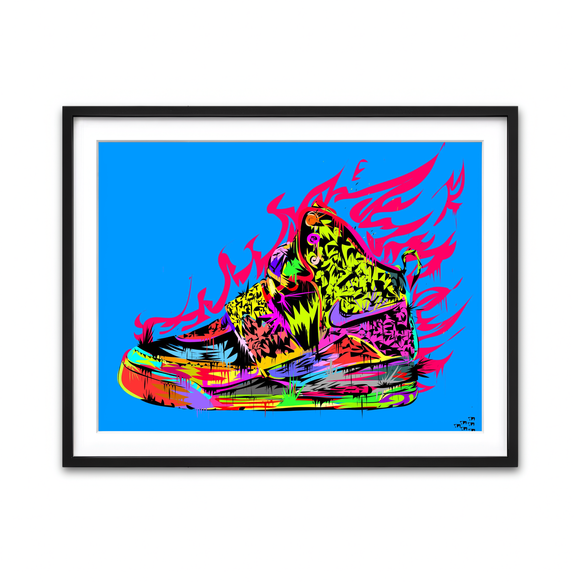 Framed Print 4x3 Black