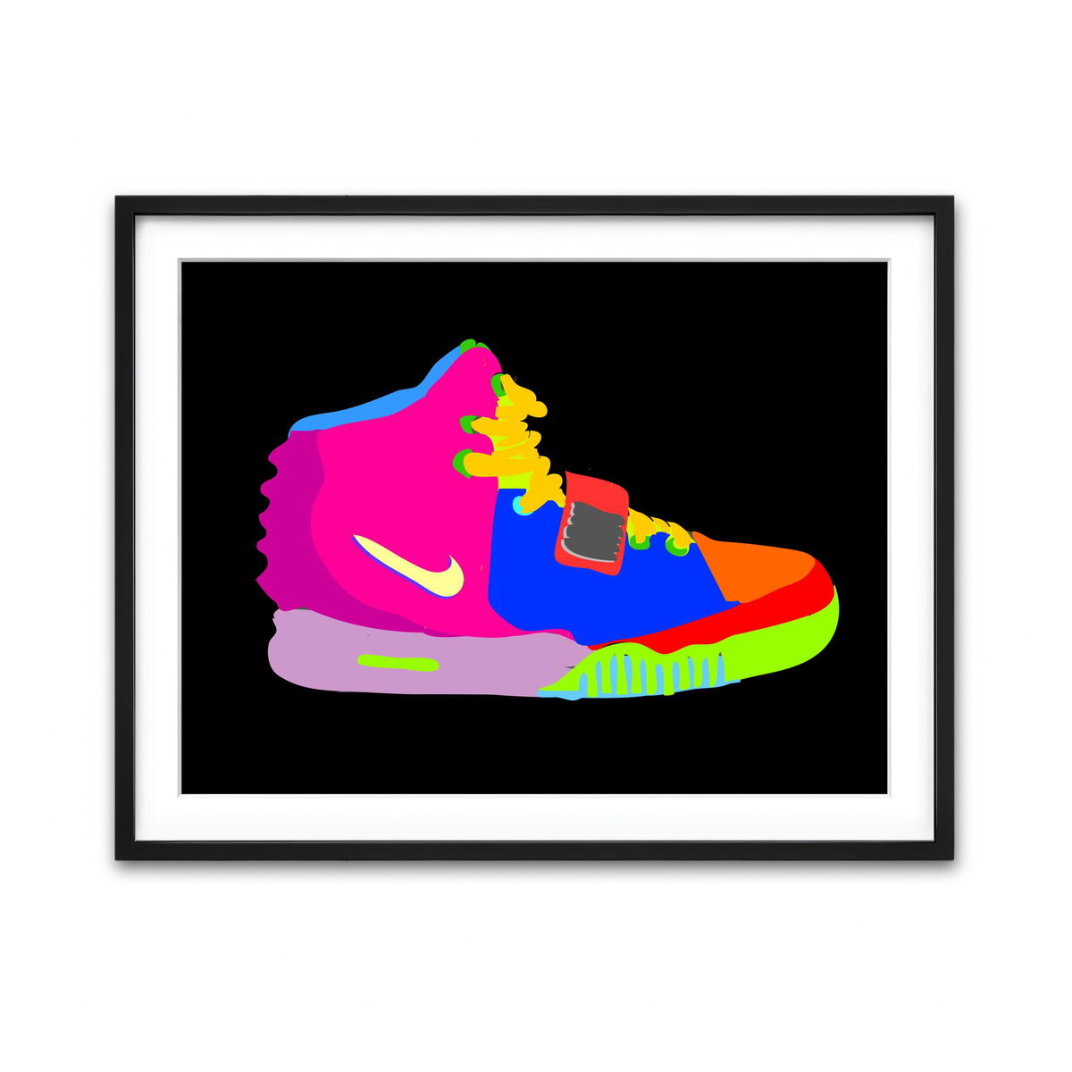 Framed Print 4x3 Black