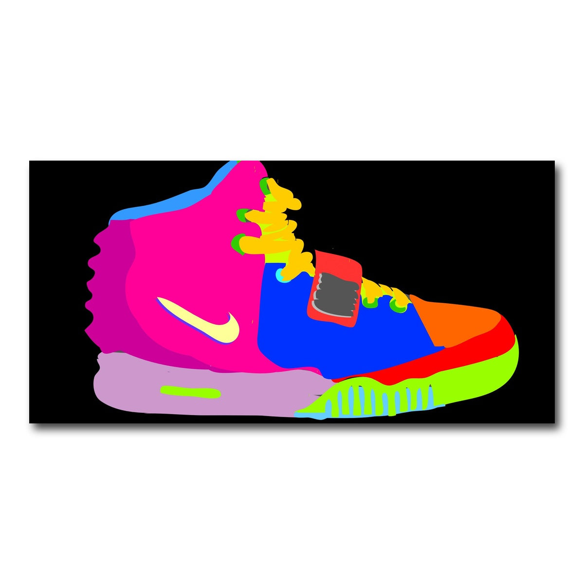 AUTO-MOCKUP WHITE | air yeezy and them | 1 Piece | Gallery Wrap Canvas | group=2x1