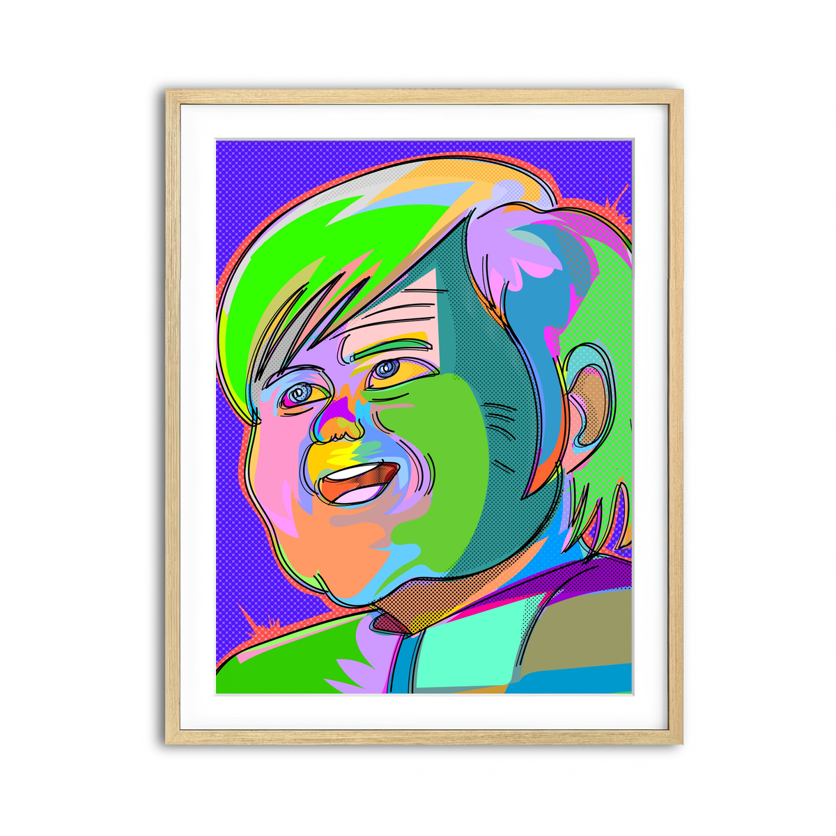 Framed Print 3x4 Natural