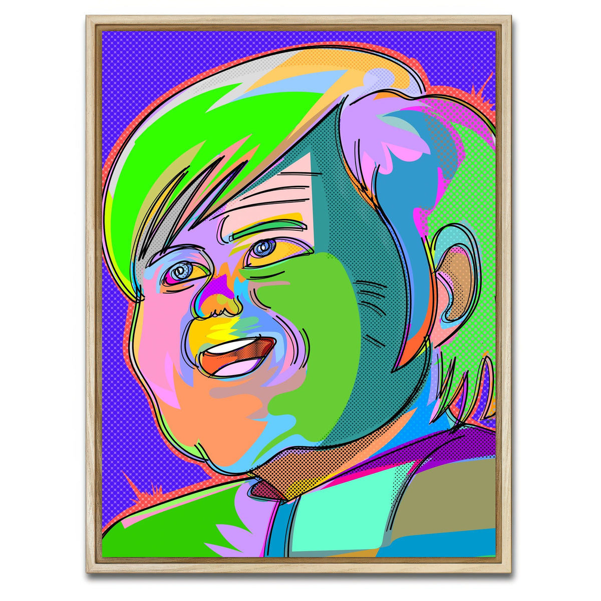 AUTO-MOCKUP WHITE | akira ghost | 1 Piece | Natural Framed Canvas | group=3x4