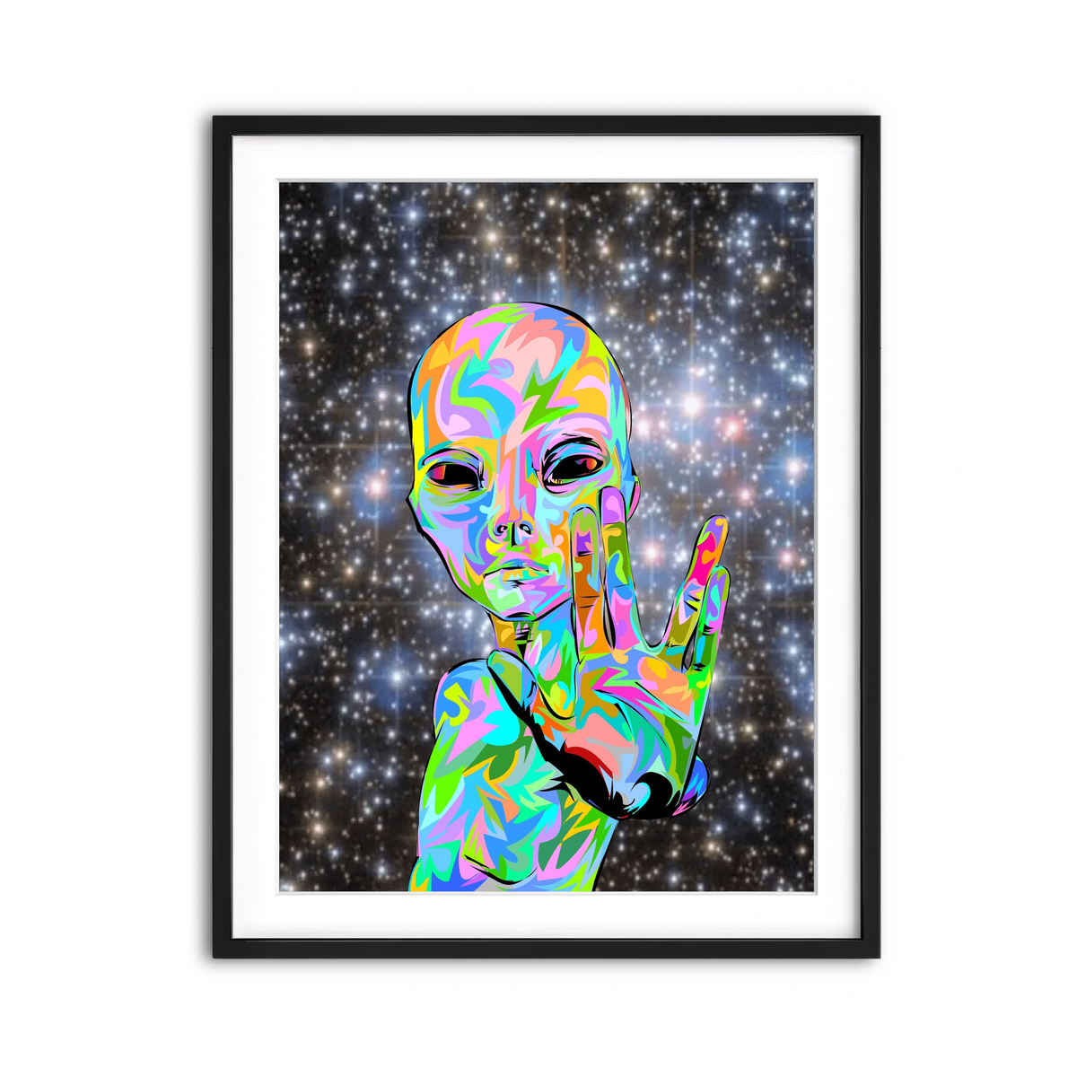 Framed Print 3x4 Black