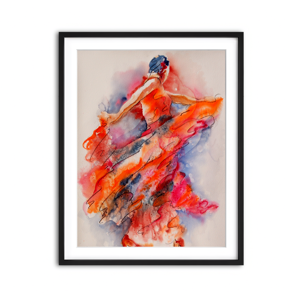 Framed Print 3x4 Black