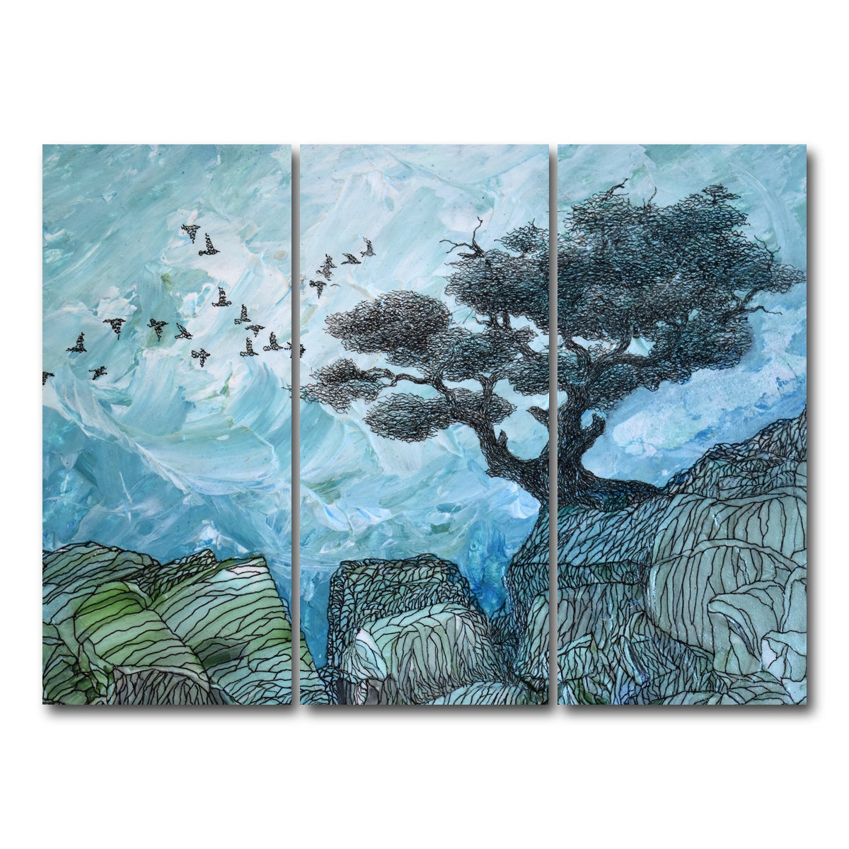 AUTO-MOCKUP WHITE | alone, content | 3 Piece | Gallery Wrap Canvas | group=8x18