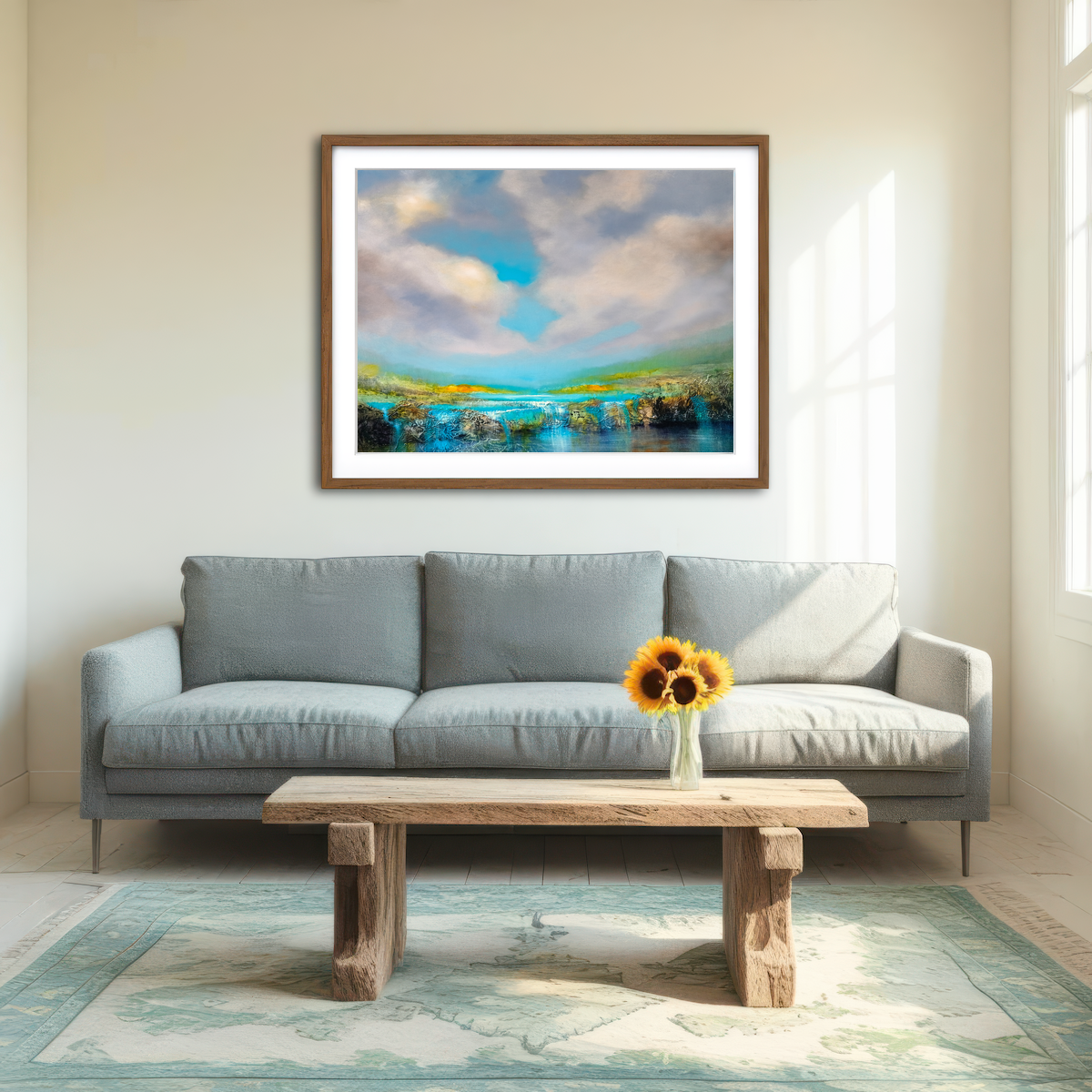 AUTO-MOCKUP ROOM | Am Wasserfall Wall Art