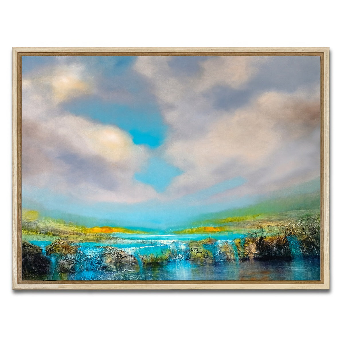 AUTO-MOCKUP WHITE | am wasserfall | 1 Piece | Natural Framed Canvas | group=4x3