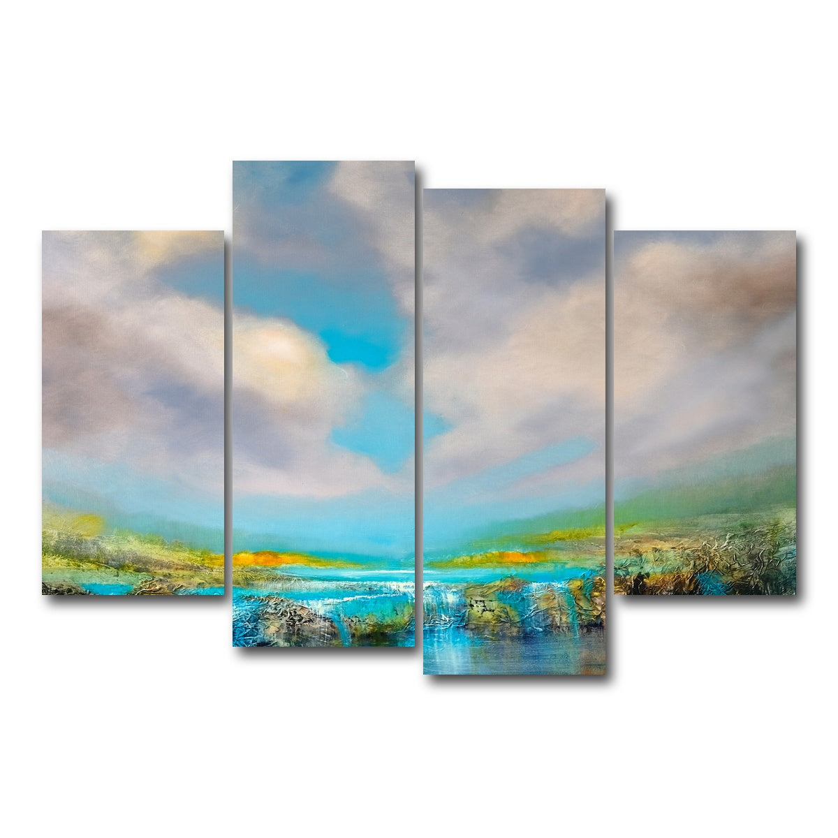 AUTO-MOCKUP WHITE | am wasserfall | 4 Piece | Gallery Wrap Canvas | group=4_short