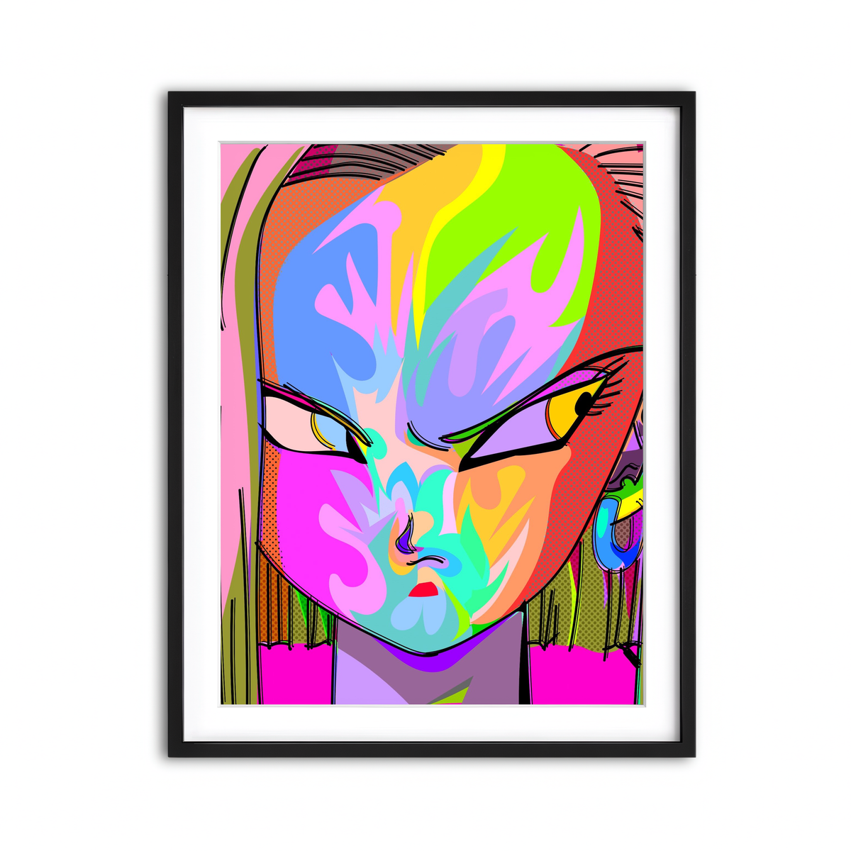 Framed Print 3x4 Black