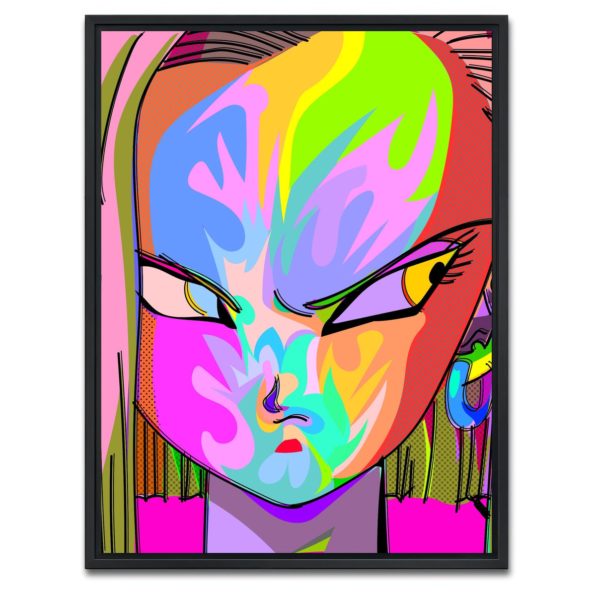 AUTO-MOCKUP WHITE | android | 1 Piece | Black Framed Canvas | group=3x4