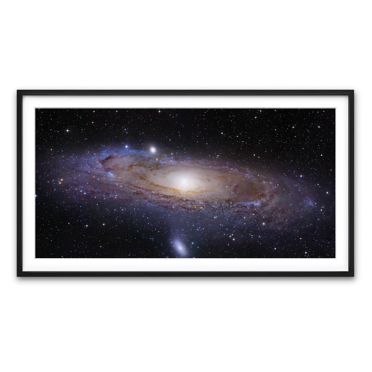 Framed Print 2x1 Black