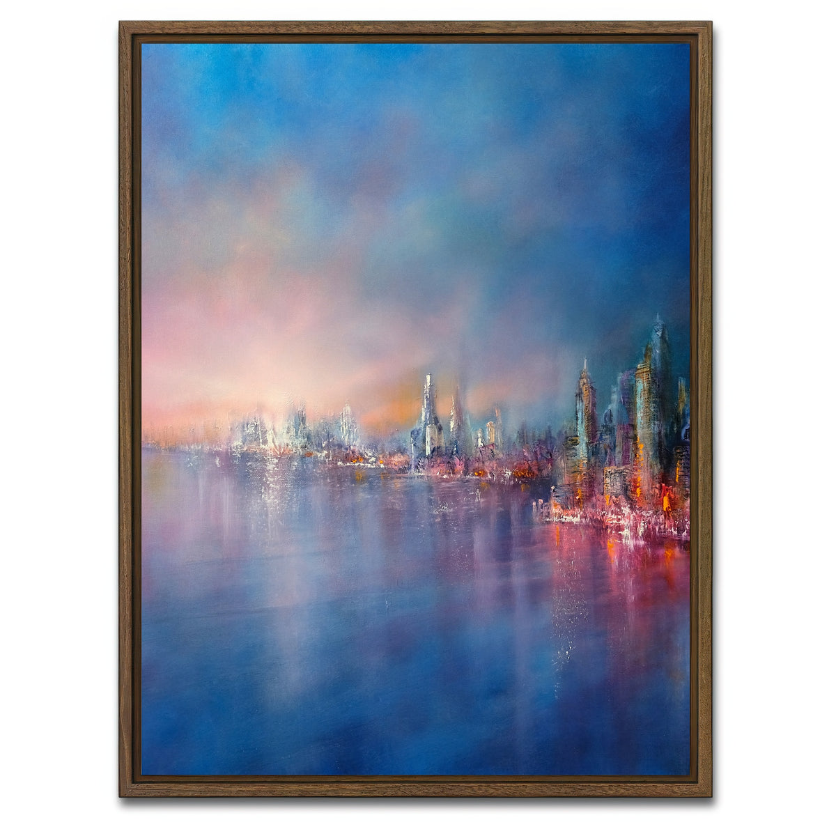 AUTO-MOCKUP WHITE | arriving | 1 Piece | Walnut Framed Canvas | group=3x4