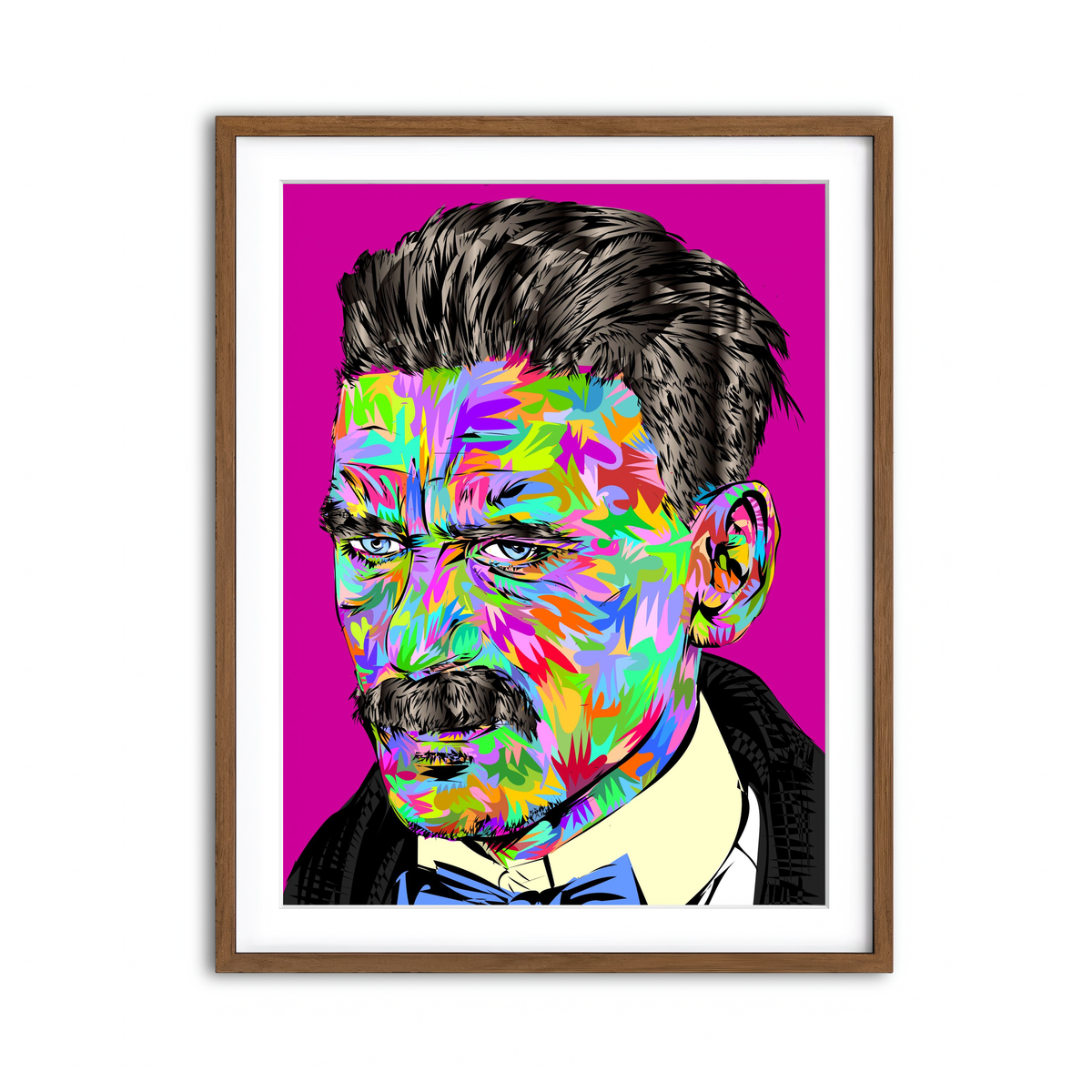 Framed Print 3x4 Walnut