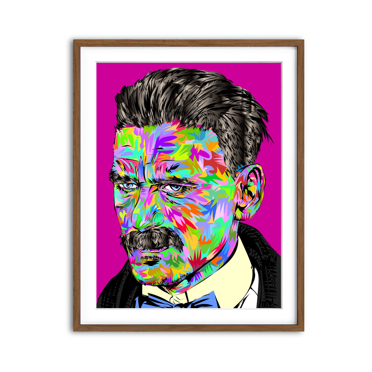 Framed Print 3x4 Walnut