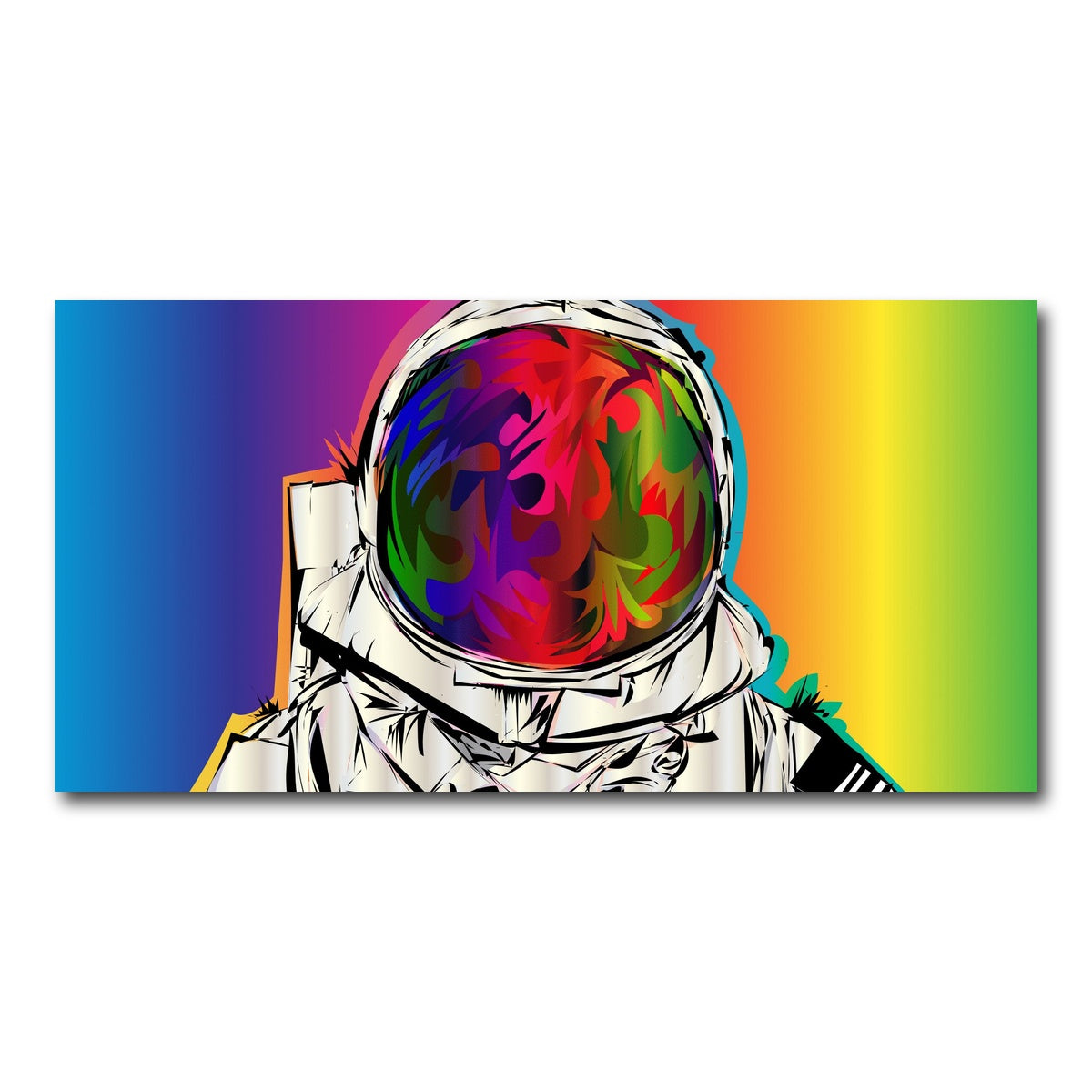 AUTO-MOCKUP WHITE | astronaut | 1 Piece | Gallery Wrap Canvas | group=2x1