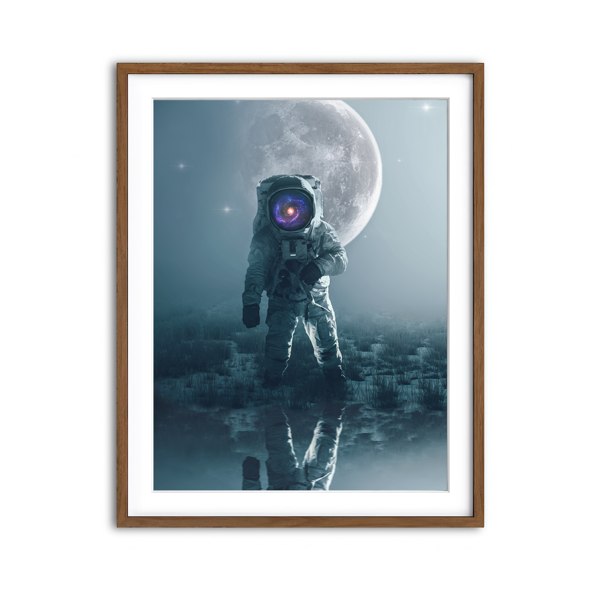 Framed Print 3x4 Walnut