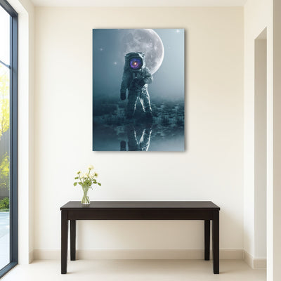 AUTO-MOCKUP ROOM | astronaut alone